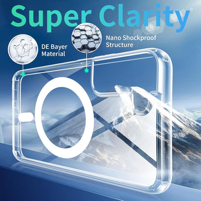 Clear Thin Magsafe Compatible Case for Samsung Galaxy S22