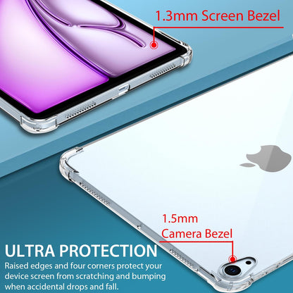 Clear Bumper Case for iPad Air 13" M4 (2026)