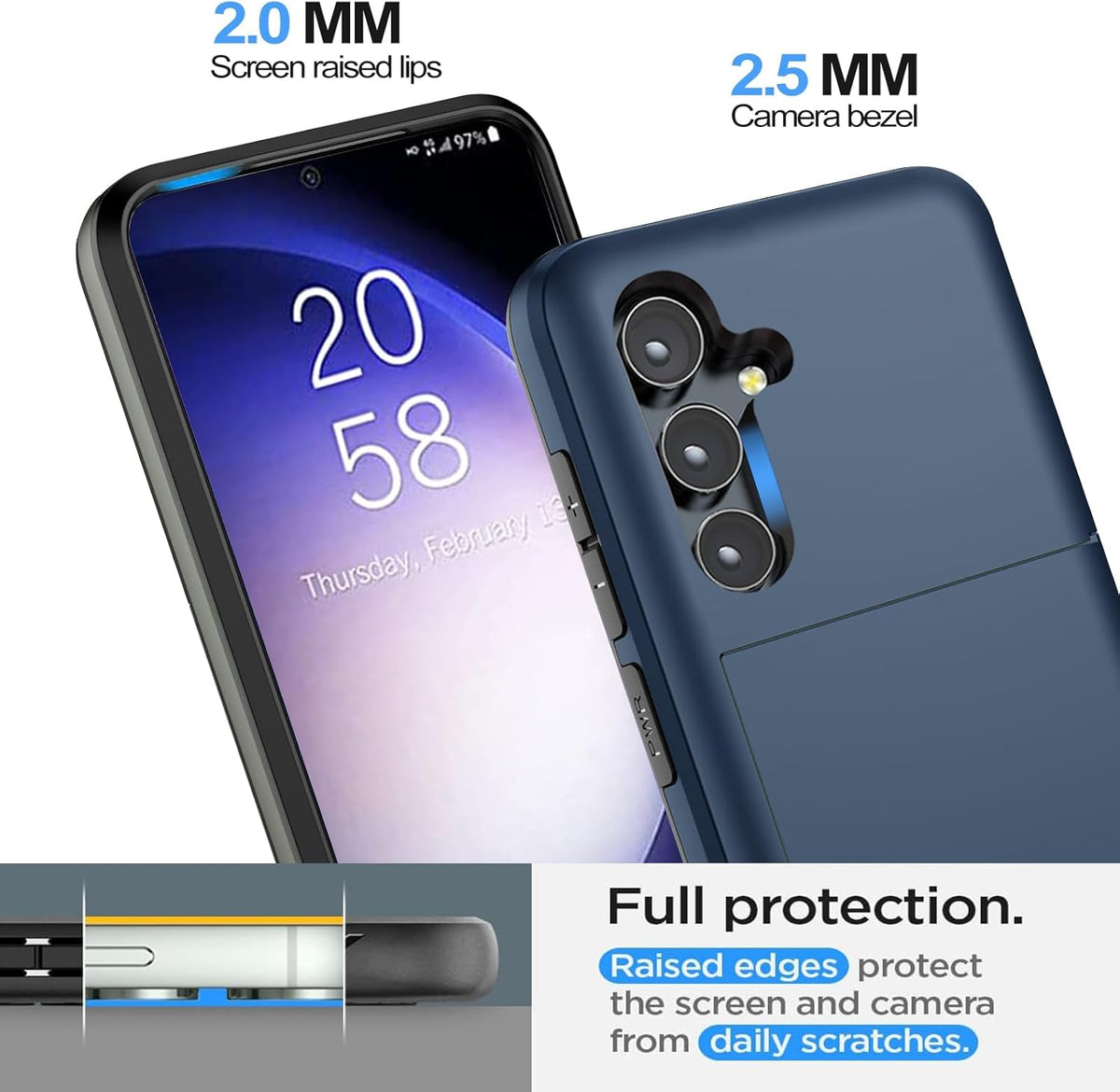 Tough Card Case for Samsung Galaxy S23 FE