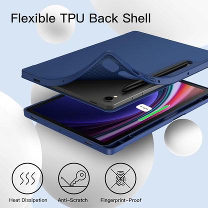 Slim Flip Case with Pen Holder Cover for Samsung Galaxy Tab S10 FE