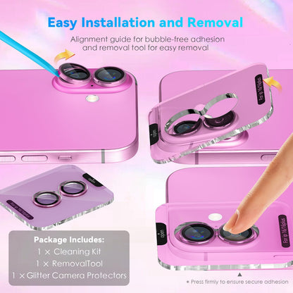 Camera Lens Protector Alloy Frame for iPhone 16