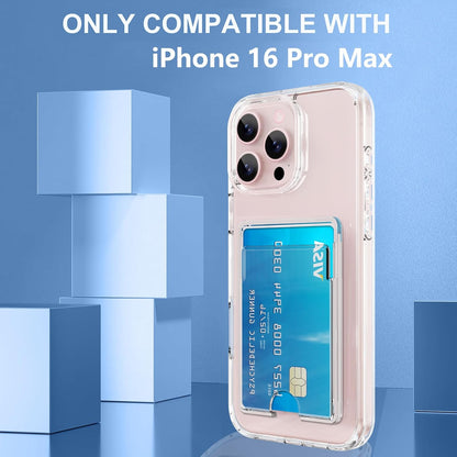 Clear Card case for iPhone 16 Pro Max