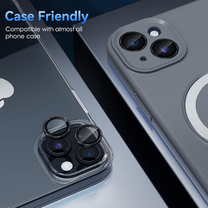 Camera Lens Protector Alloy Frame for iPhone 15 Plus