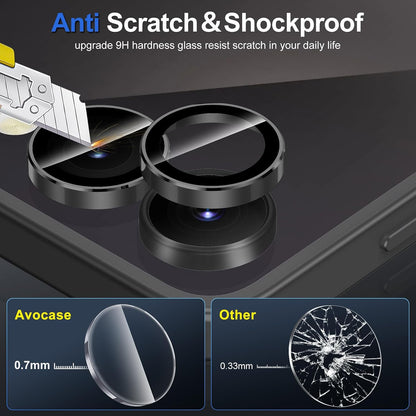 Camera Lens Protector Alloy Frame for Z Flip 7 FE