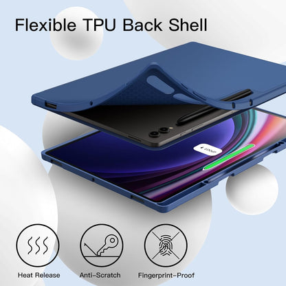 Slim Flip Pen Holder Case Cover for Samsung Galaxy Tab S9 Plus