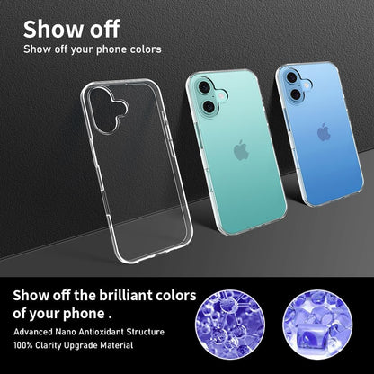 Clear Thin Case for iPhone 16 Plus