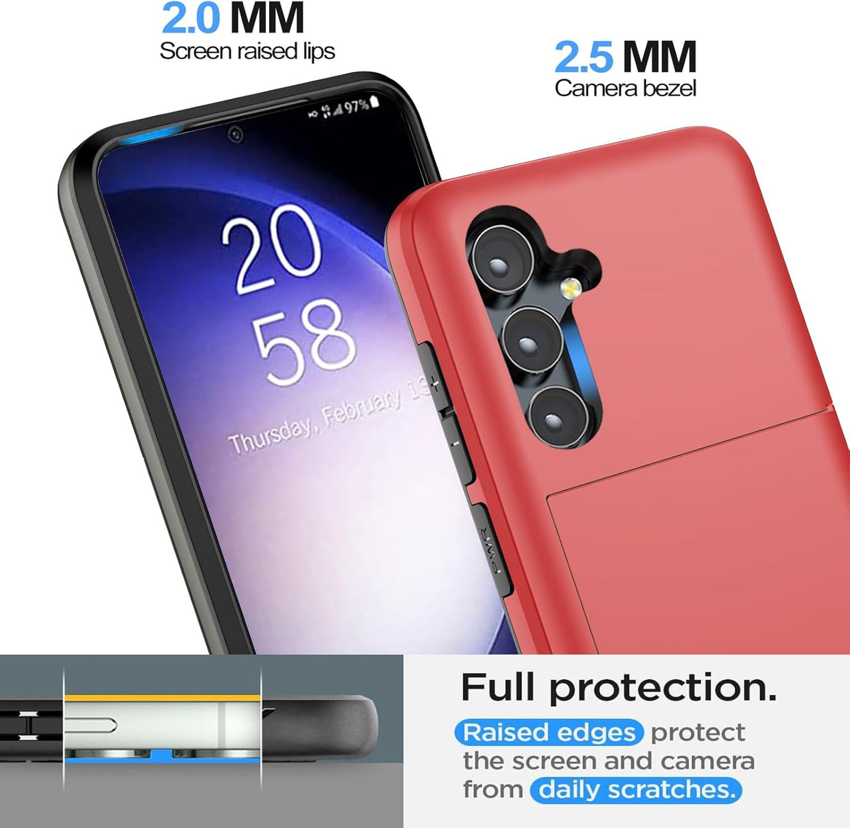 Tough Card Case for Samsung Galaxy S24 Plus