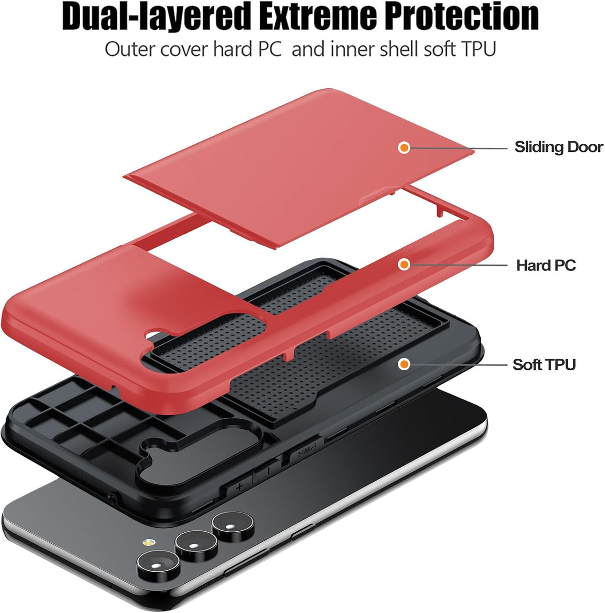 Tough Card Case for Samsung Galaxy S24 Plus