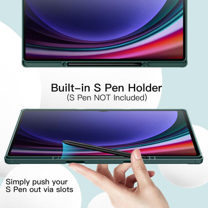 Slim Flip Pen Holder Case Cover for Samsung Galaxy Tab S9 Plus