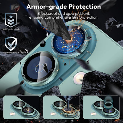 Camera Lens Protector Alloy Frame for iPhone 16