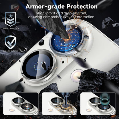 Camera Lens Protector Alloy Frame for iPhone 16