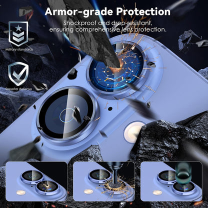 Camera Lens Protector Alloy Frame for iPhone 16