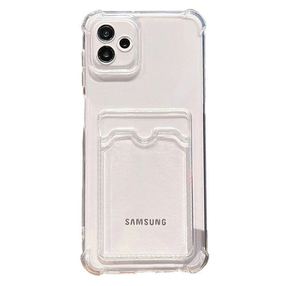 Clear Card Wallet Case for Samsung Galaxy A06 5G