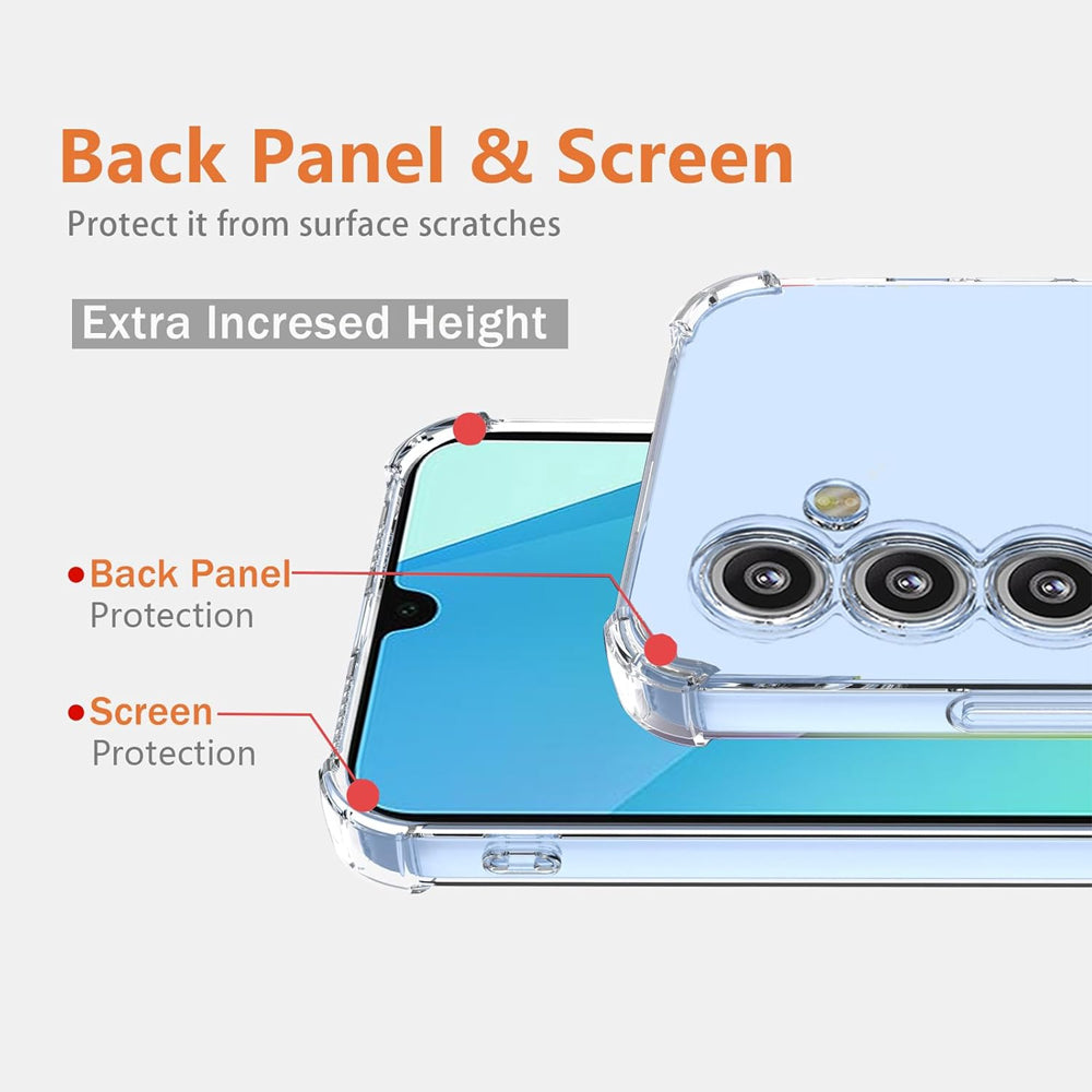 Clear Bumper Case for Samsung Galaxy A26 5G