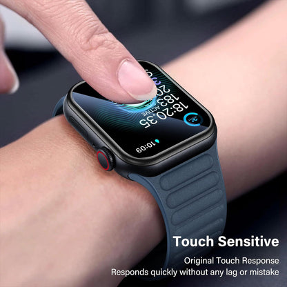 Apple Watch Series 11 (46mm) Glass Screen Protector Alignment Kit by SwiftShield (2 Pack - Rose Gold)