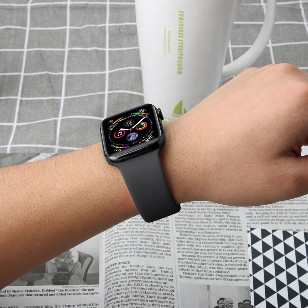 Rubber Strap for Apple Watch Series 12