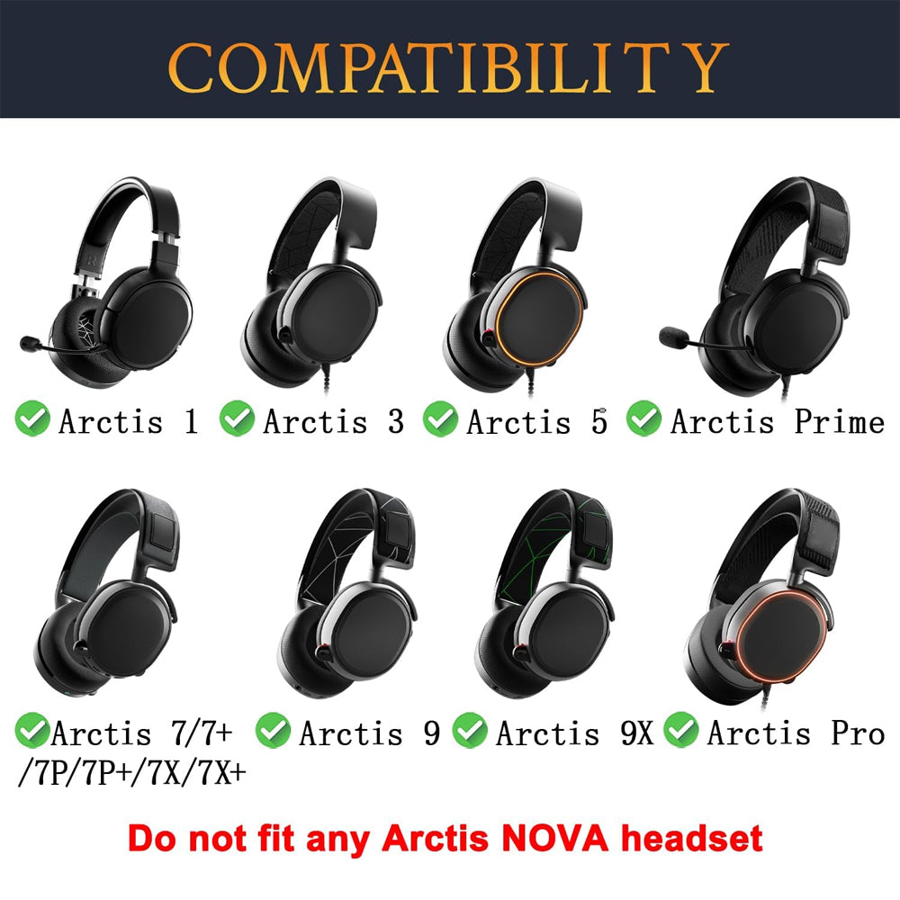 Earphone Pad Replacements for SteelSeries Arctis 3