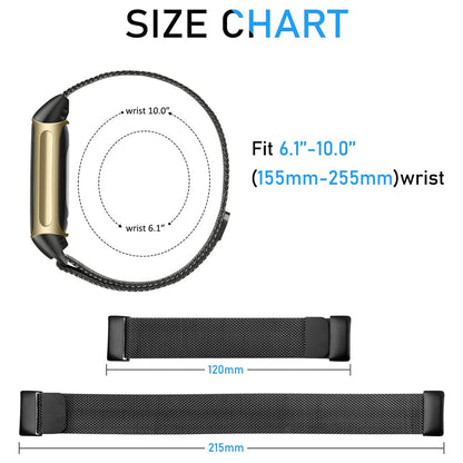 Milanese Strap for Fitbit Charge 5