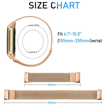 Milanese Strap for Fitbit Charge 5