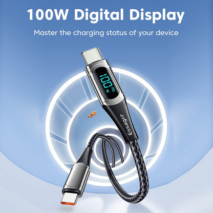 Essager 100W Display Fast Charge Type-C cable 2M