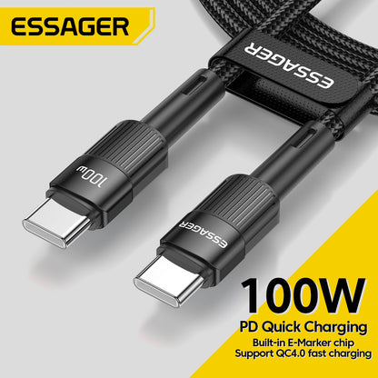 USB-C to USB-C cable Essager (100W)