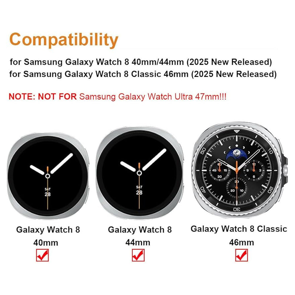 Nylon hook-and-loop Strap for Samsung Galaxy Watch 8 (44mm)