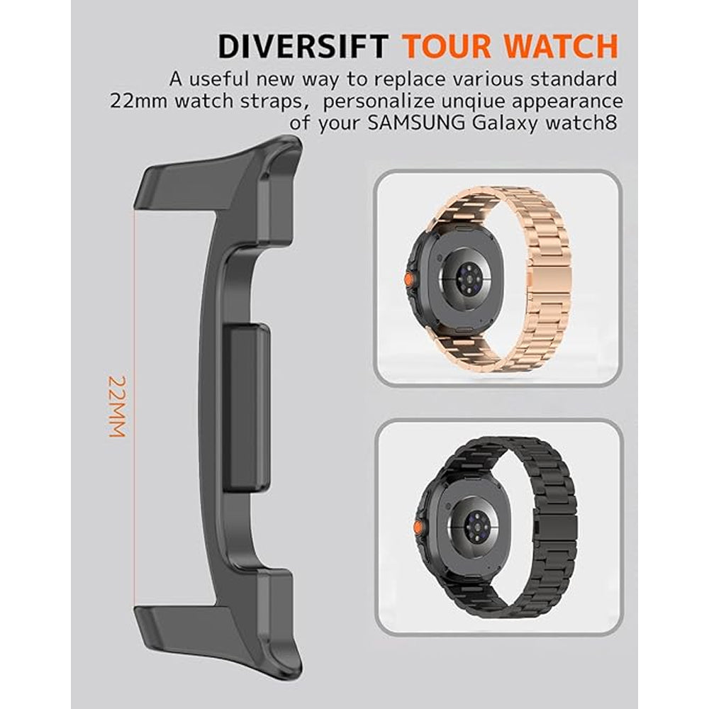 Strap Connection Lug Adapter 22mm for Samsung Galaxy Watch 8 Classic (46mm)