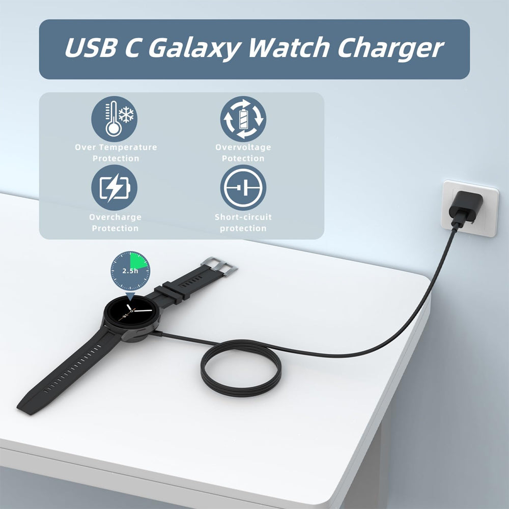 Fast Charger USB-C Metal Dock for Samsung Galaxy Watch FE