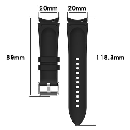 Leather Hybrid No Gap Strap for Samsung Galaxy Watch 5