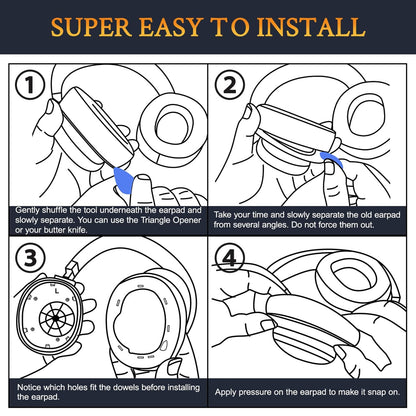 Earphone Pad Replacements for JBL Tune 710BT