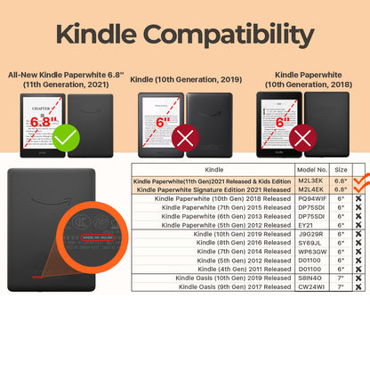 Glass Screen Protector for Kindle Paperwhite 6.8" (2021)