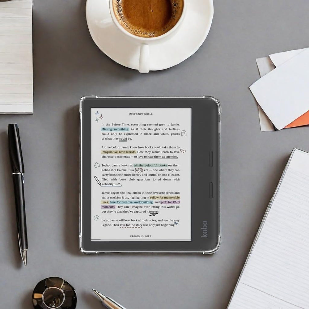 Clear Bumper Case for Kobo Libra Colour 7"