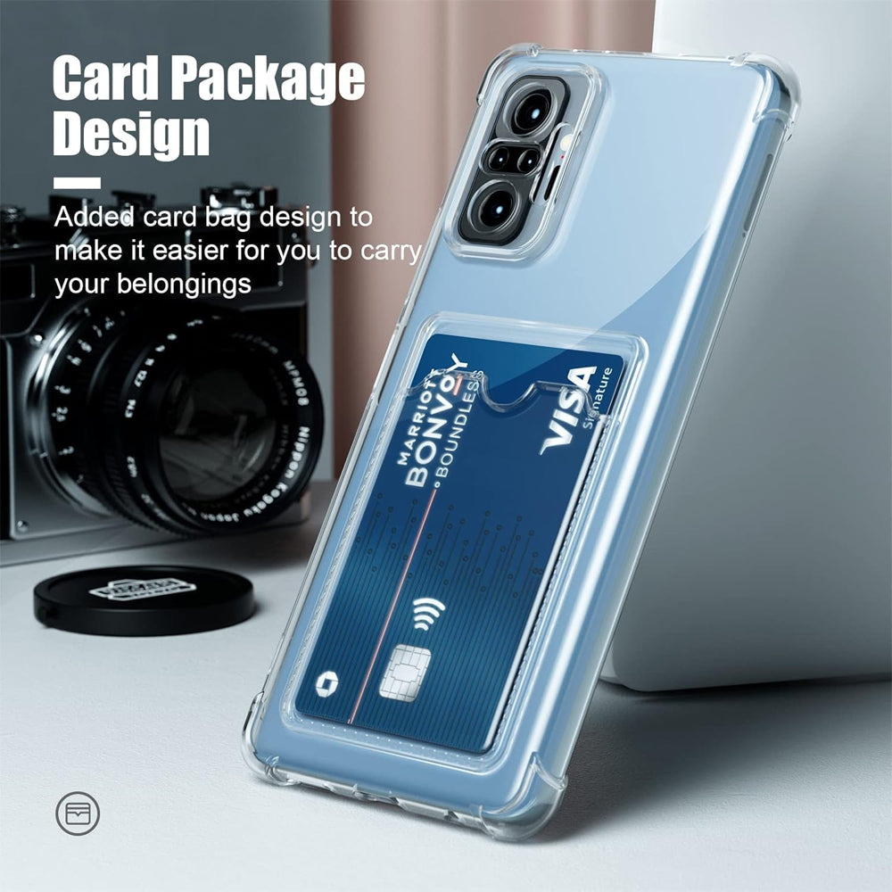 Clear Card Wallet Case for OPPO A60 5G