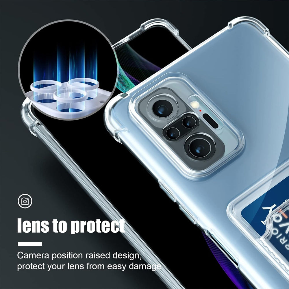 Clear Card Wallet Case for OPPO A60 5G