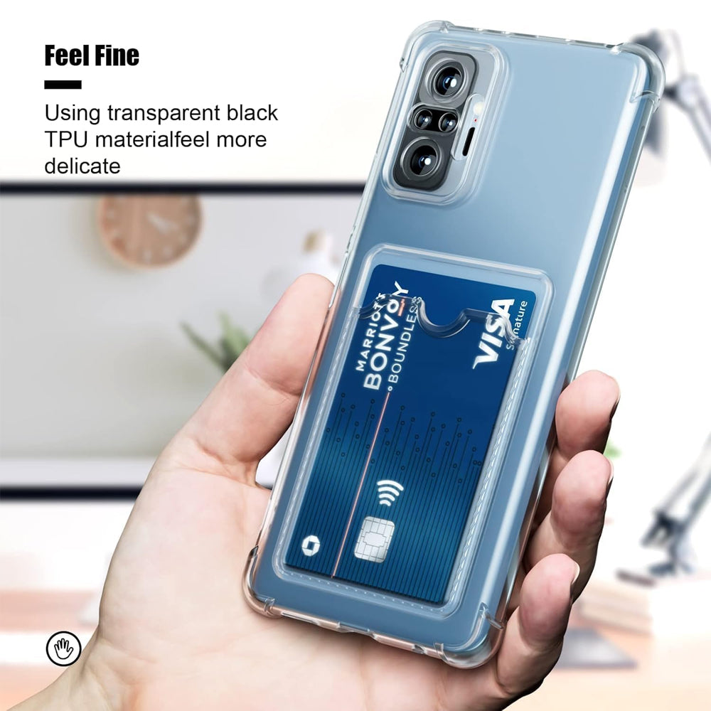 Clear Card Wallet Case for OPPO A60 5G