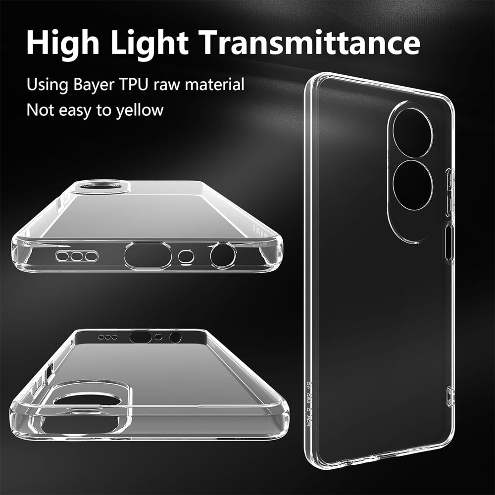 Clear Gel Case for OPPO A60 4G