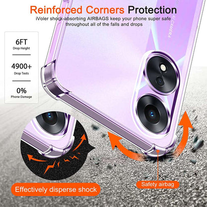 Clear Bumper Case for OPPO A78 4G