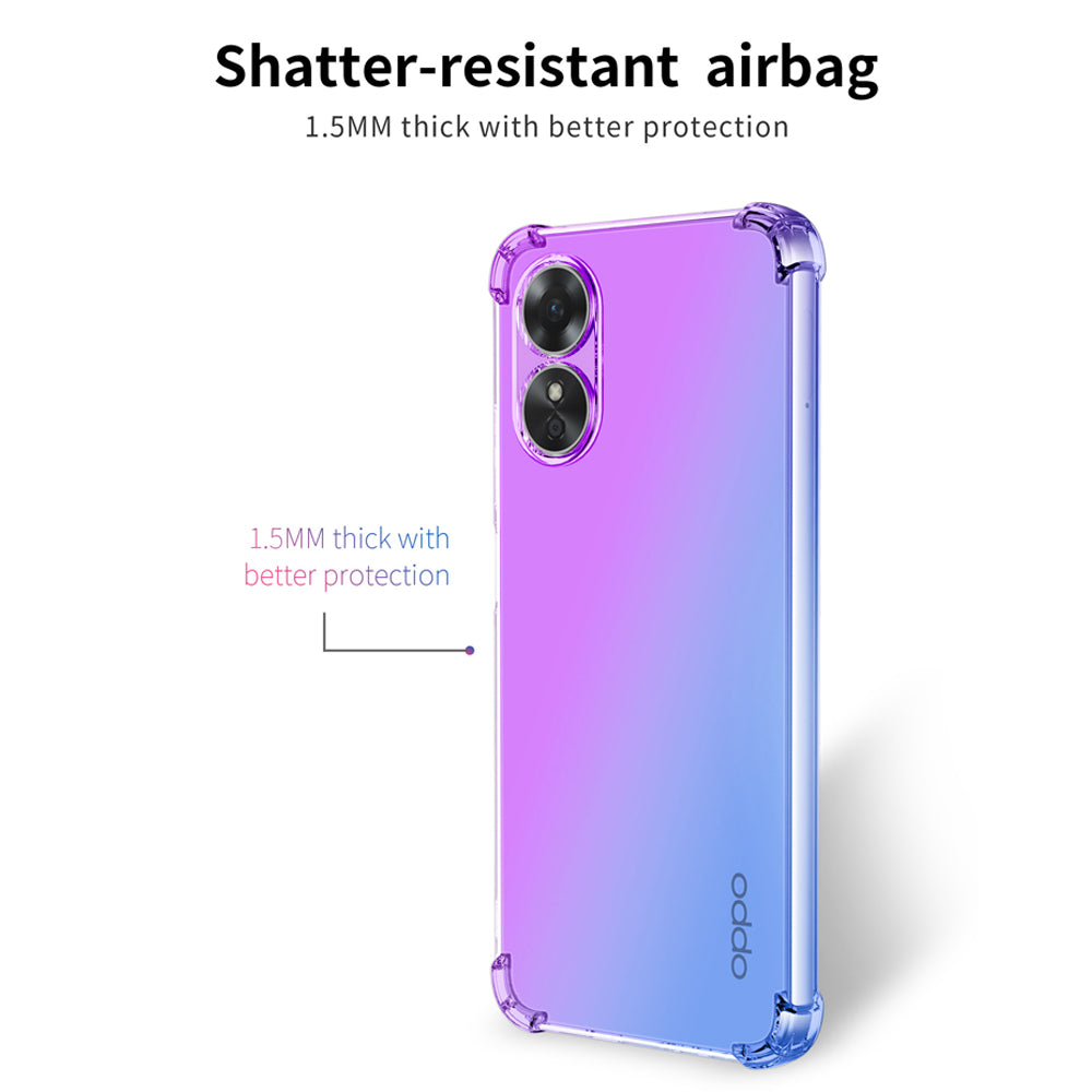 Gradient Gel Case for OPPO A58 4G