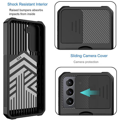 Magnetic Card Ring Case for Samsung Galaxy S24