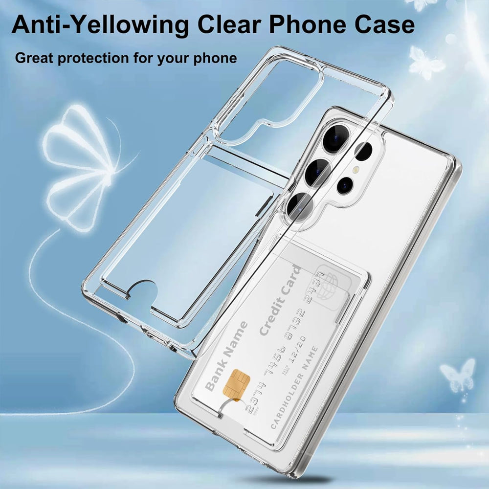 Clear Card Case for Samsung Galaxy S26 Ultra
