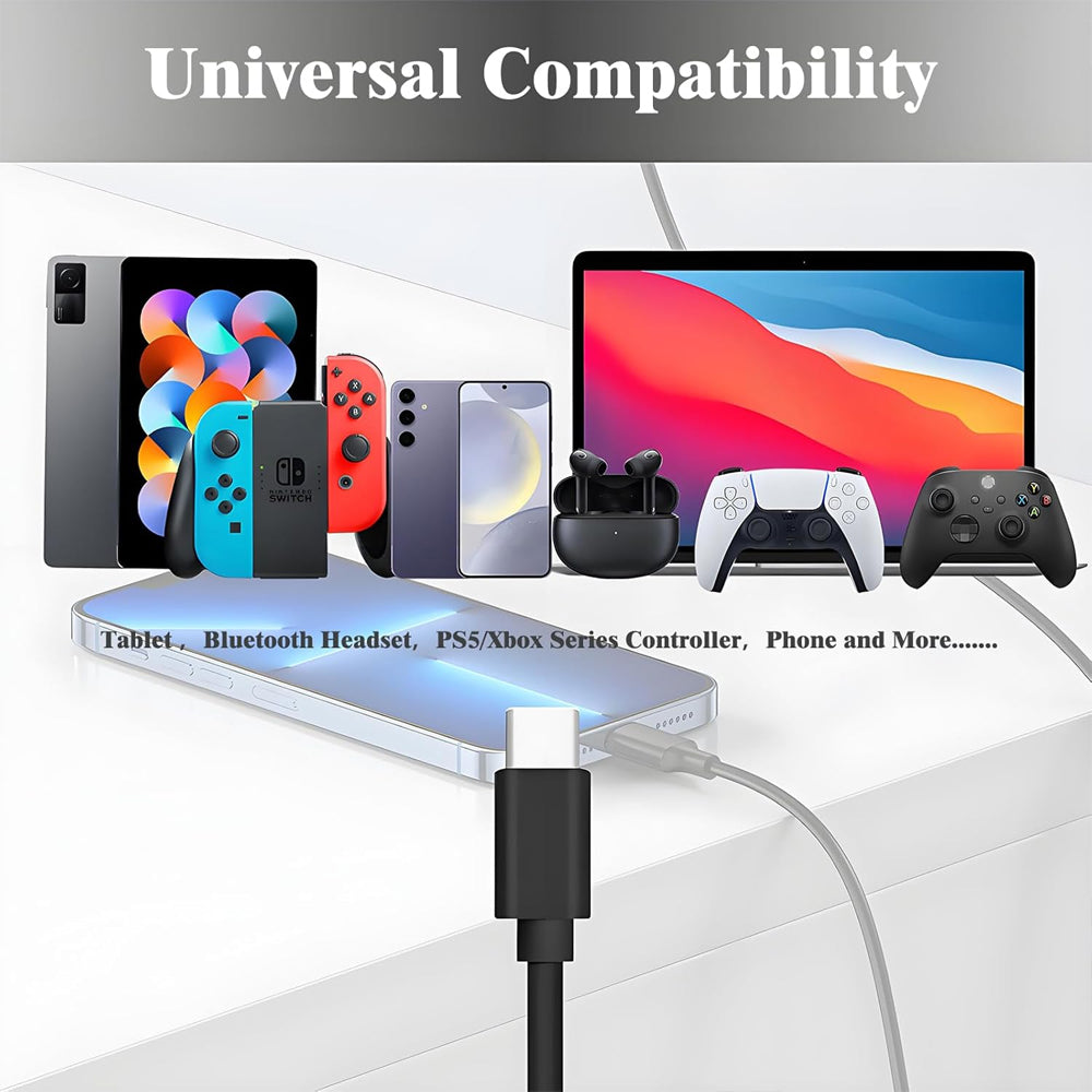 Replacement Charging Cable for Sony Headphones WH-1000XM5