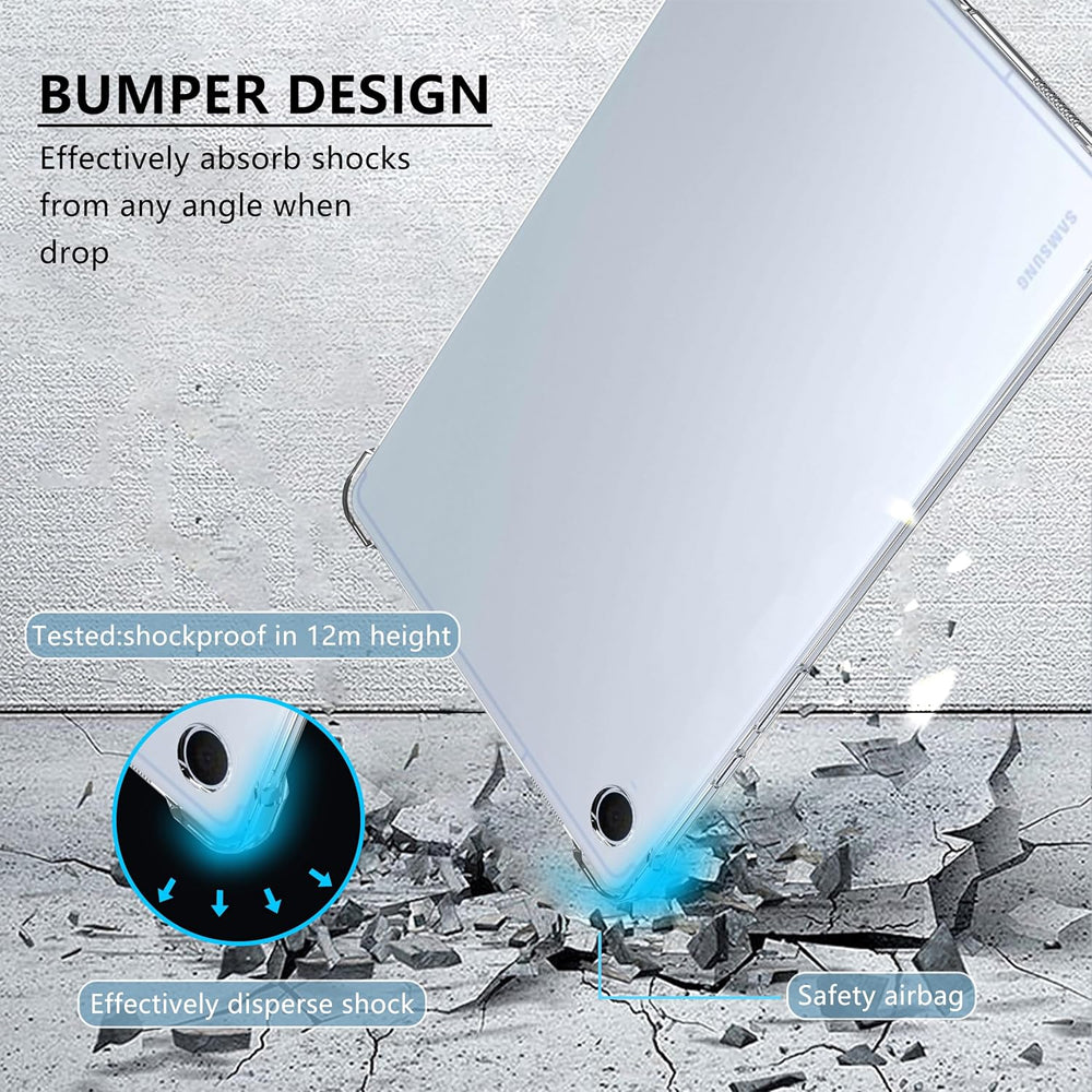 Clear Bumper Case for Samsung Galaxy Tab S10 Lite