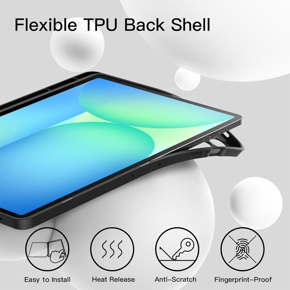Slim Flip Case With Pen Holder Cover for Samsung Galaxy Tab S10 FE Plus