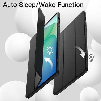 Slim Flip Case With Pen Holder Cover for Samsung Galaxy Tab S10 FE Plus