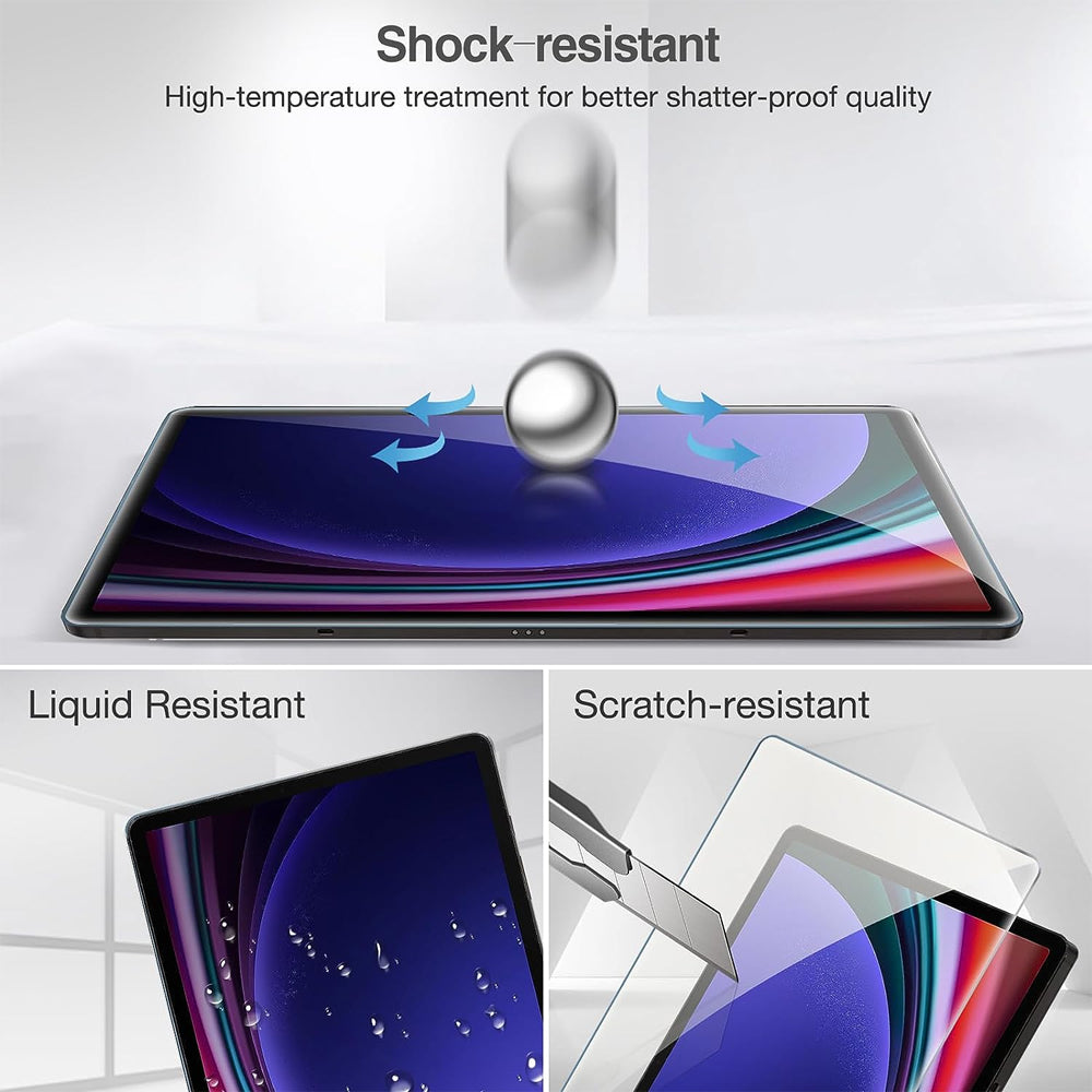 Glass Screen Protector for Samsung Galaxy Tab S9 FE Plus
