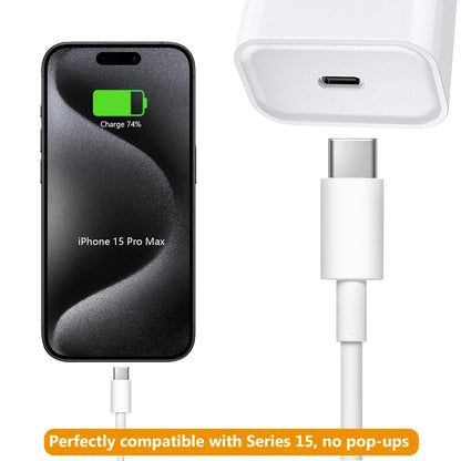 USB C to USB C Charging Cable for Apple iPhone 17 (3m)