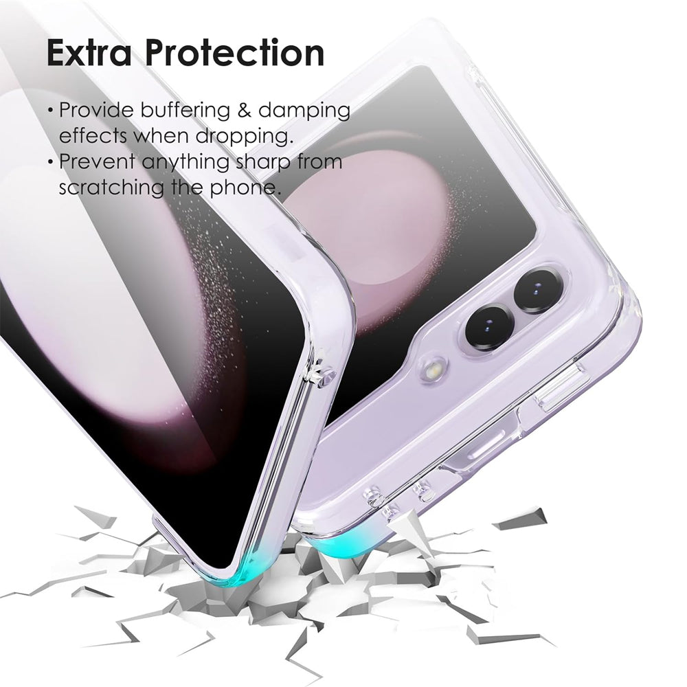 Clear Hard Case for Samsung Galaxy Z Flip 5