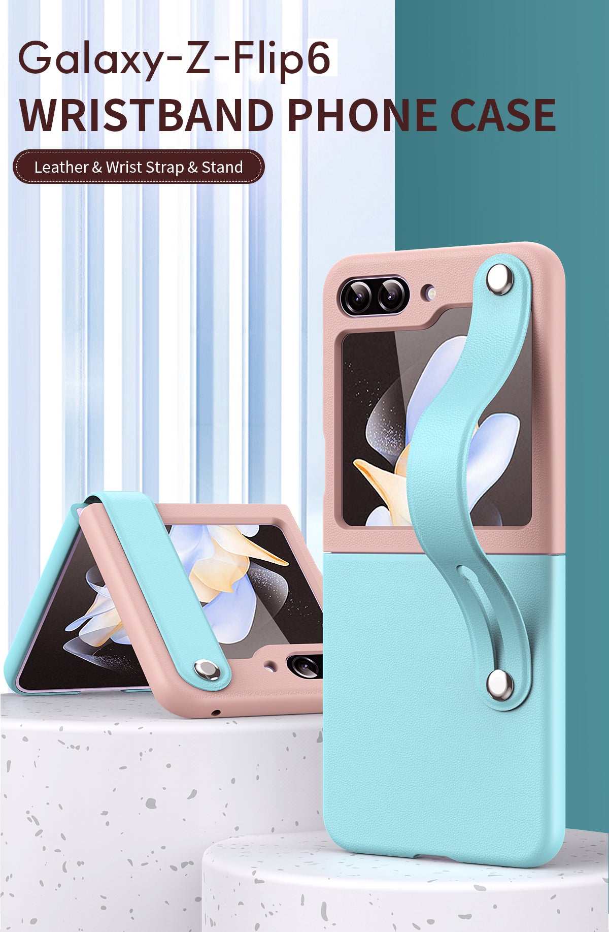 Protective Strap Case for Samsung Galaxy Z Flip 7 FE
