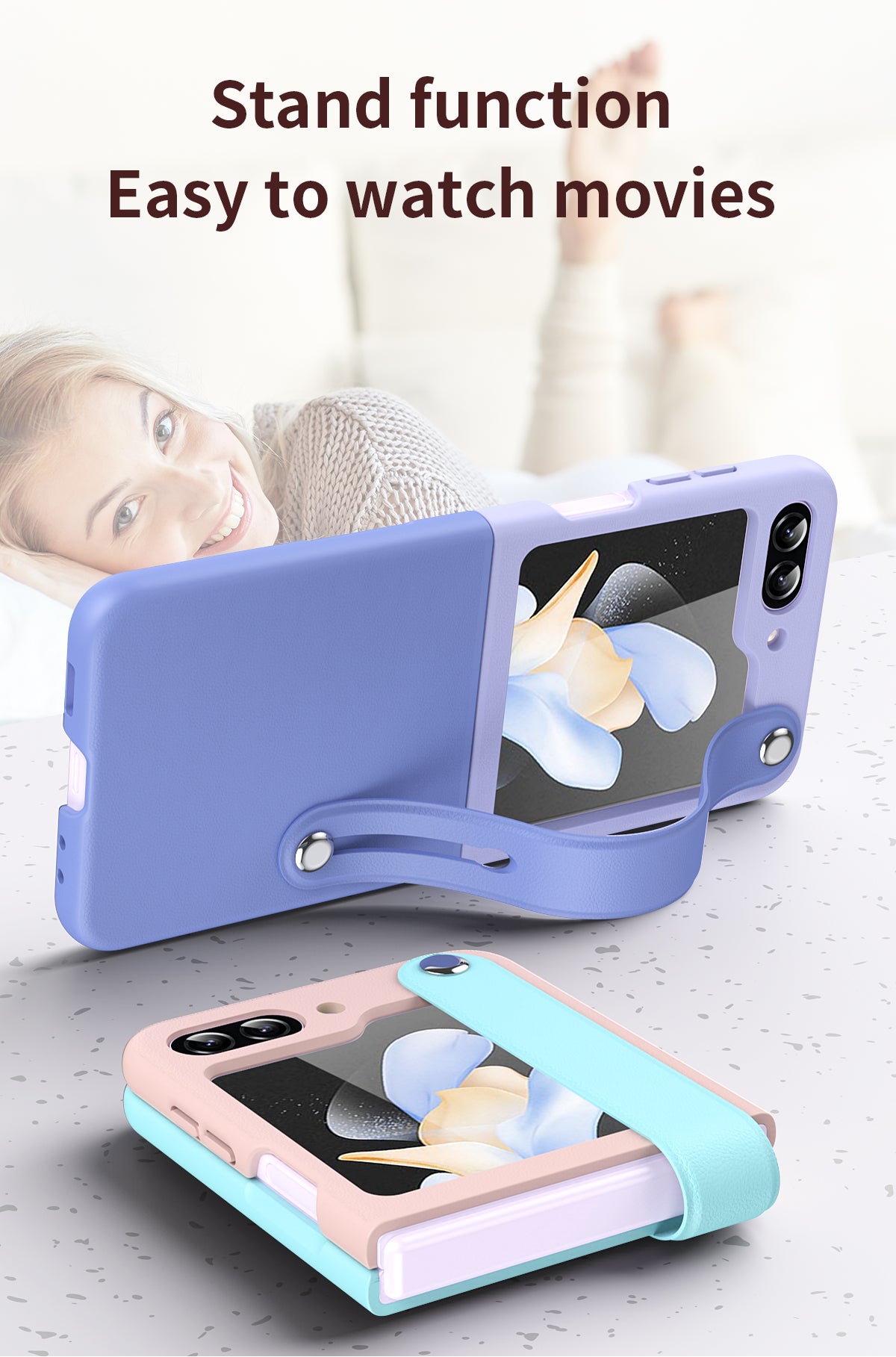Protective Strap Case for Samsung Galaxy Z Flip 7 FE