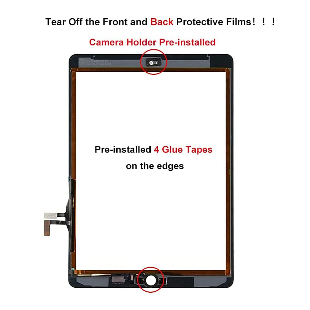 Digitizer Glass Replacement for iPad 5th Gen 9.7" 2017